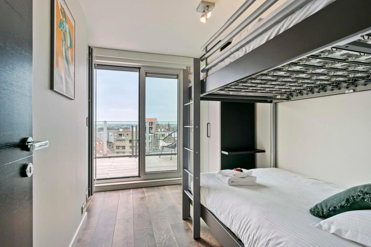 Modern Penthouse With Stunning Sea-View, Sauna And 2 Large Terraces! Leilighet Knokke-Heist Eksteriør bilde